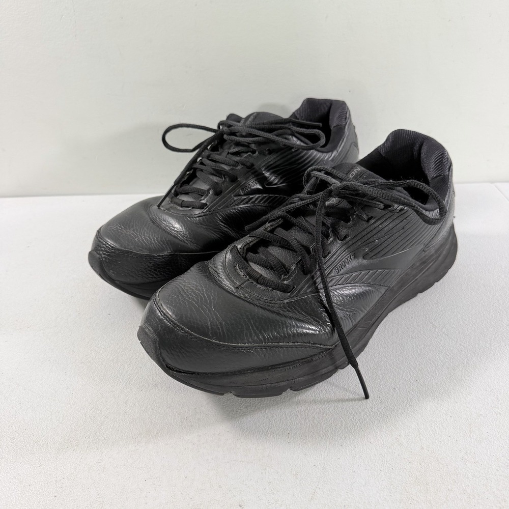 Brooks Addiction Walker Mens Size 11 4E Shoes Triple Black Sneakers 1103184E072